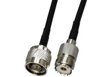 [HOT JJRQQZLXDEE 574] 1Pcs RG58 N ปลั๊กชาย UHF SO239แจ็ค RF Coaxial Connector Pigtail Jumper ใหม่6นิ้ว5M