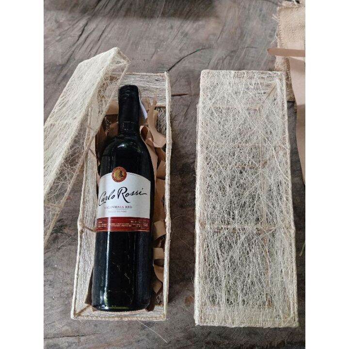 Abaca box Wine box for 750ml bottle Lazada PH