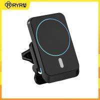 RYRA Magnetic Wireless Charger 15W Mini Fast Charging Station Holder สำหรับ Macsafe 14 13 12 Air Vent รถที่วางศัพท์ Stand