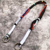 ♀◊◇ DIY Lanyard Colored Handwoven Lanyard Cotton Hand Strap Removable Belts Straps Shoulder Bag Strap Accessories