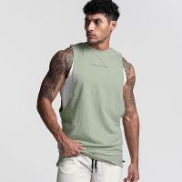 hot【DT】 Brand Gym Clothing Mens Singlets Top Men Shirt Muscle Guys Sleeveless Tanktop