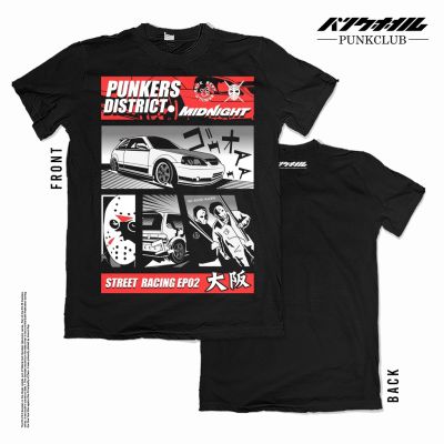 ข้อเสนอพิเศษ เสื้อยืดผ้าฝ้ายพิมพ์ลายแฟชั่น [GRAPHIC Tee] KANJOZOKU 02 PUNKWHEELS รองเท้า ออกแบบเอง (XS ถึง 5XL)S-5XL