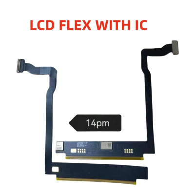 จอแอลซีดี5ยูนิตสายเคเบิลงอได้สำหรับ IC 14 12Promax 13 MINI Pro Max Touch &amp; LCD Display Flex สายแพชิ้นส่วนซ่อมแซม