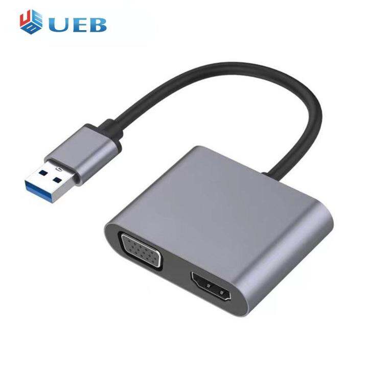 usb-vga-hd-สัญญาณเสียงตัวแปลงวิดีโอคู่แท่นรองรับ-hdmi-compatible-vga-sync-output-สำหรับ-windows7-8-10-11-macos