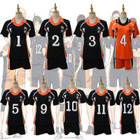 Anime Haikyuu Cosplay Costume Karasuno High School Volleyball Club Hinata Shyouyou Sportswear Jerseys Summer Uniform