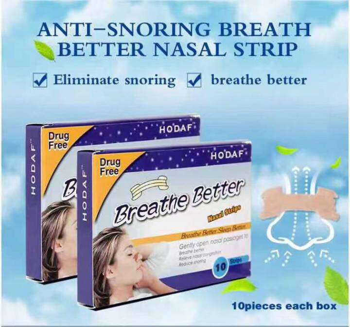 BREATH BETTER NASAL STRIPS 10PCS Lazada PH