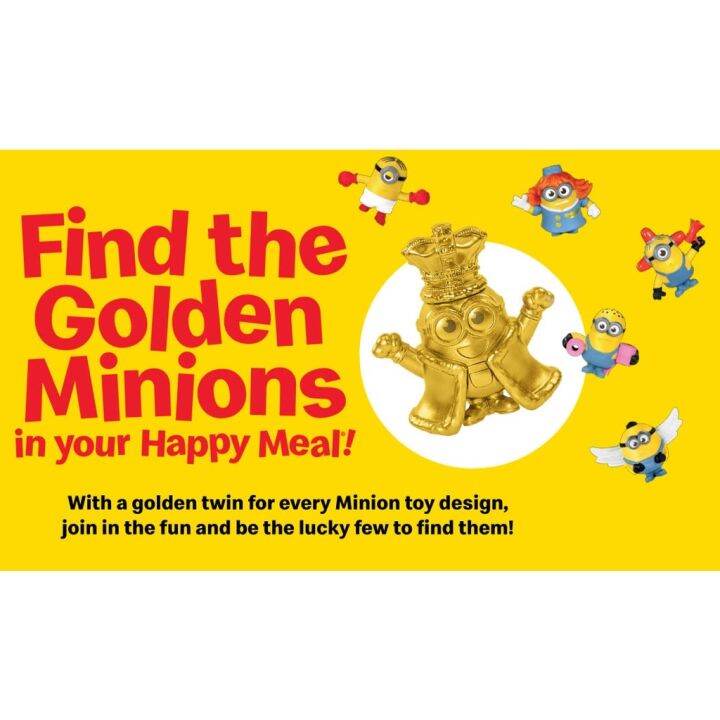 Mcdonald's Gold Minions Lazada PH