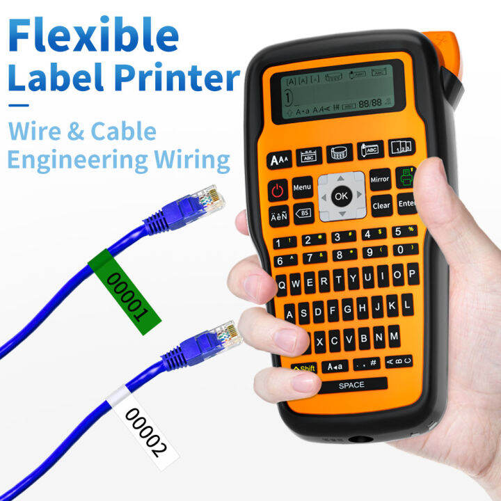 Cable Label Machine E1000PRO Handheld Portable Selfadhesive Label