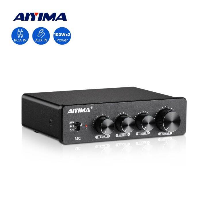 AIYIMA Audio A01 TPA3116 Power Amplifier Class D HIFI Sound Amplifier