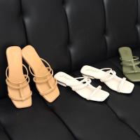 ☬ Khans Vilia heels - Womens Strap Tofu Sandals