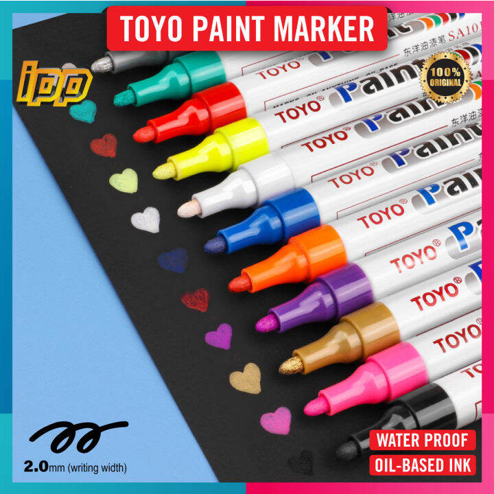 TOYO Paint Marker / Multi Surface Waterproof Paint Marker / OilBased