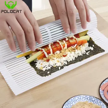 Eco-friendly Maki Sushi Roll Maker, Sushi Rolls Making Machine, DIY  Japanese Sushi Rolling Mold, Bento Accessories Kitchen Tools