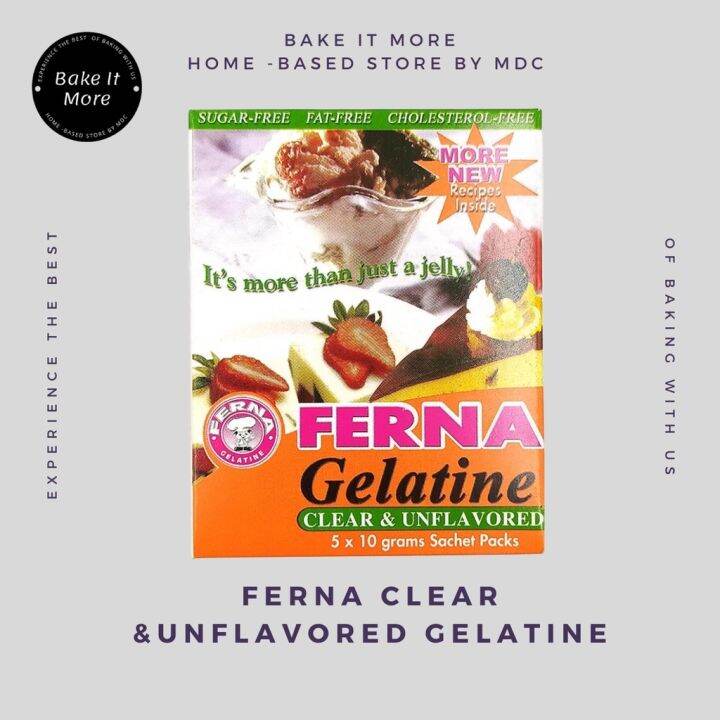 Unflavored Gelatine 10G X 5 Sachet Expiration 2026 Lazada PH