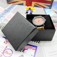 【hot】❧  New Luxury Lychee Pattern Leather Jewelry Wrist Holder Display Storage Organizer Wrap Pakaging