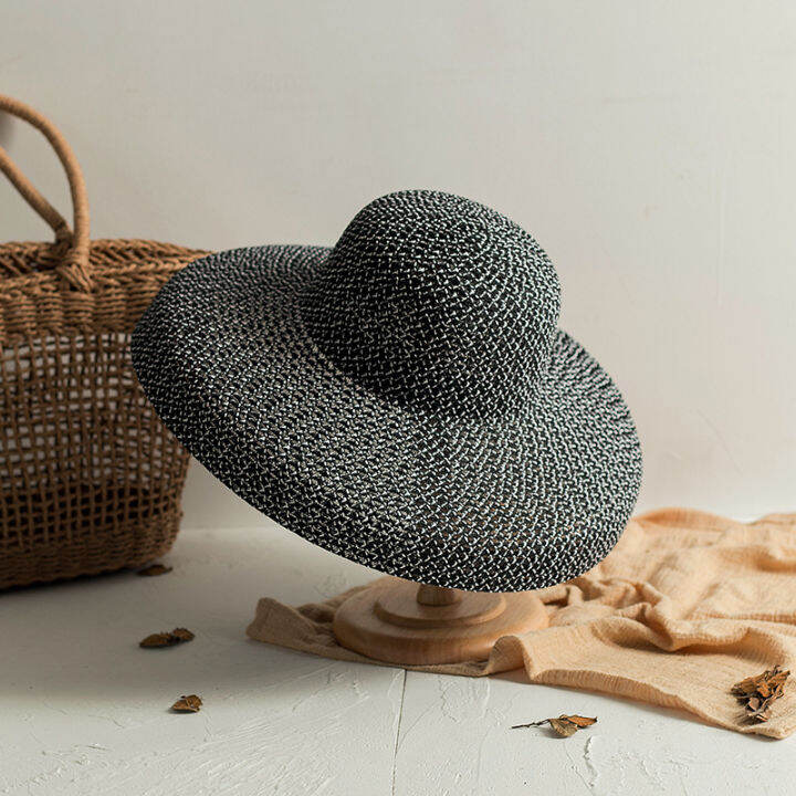 summer-hepburn-style-vintage-design-straw-hat-women-girls-solid-color-beach-holiday-big-sun-cap