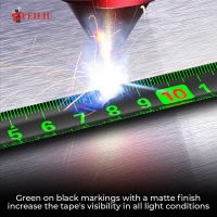 FEILIU Fluorescent Steel Tape Measure Portable Telescopic Tape Measurements With Clear Scale