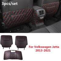 เบาะนั่งด้านหลังรถหนัง PU,2013-14-2021 Jetta Volkswagen สำหรับเสื่อป้องกันการสกปรกที่เท้าแขน