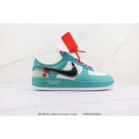 2023Off White x 2022 Force 1 Low รองเท้าผ้าใบ ลําลอง เหมาะกับการวิ่ง