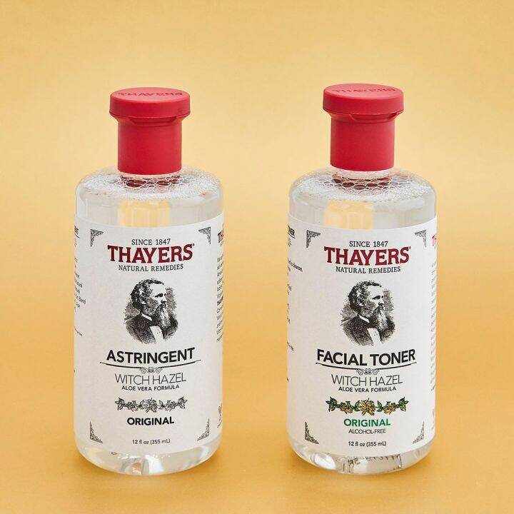 thayers-โทนเนอร์เช็ดหน้า-astringent-witch-hazel-aloe-vera-formula-original-355ml