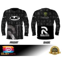 2023 design hjc full sublimation longsleeve version 1motorcycle jersey cycling jersey long shirt，Can be customization