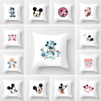 Disney Mickey Minnie pillow case 45x45cm Cartoons Home Pillow pillowcase Childrens room sofa chair Decorative pillowcase