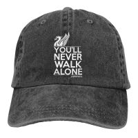 Boutique fashion Liverpool YouLl Never Walk Alone Football Fan Club Ynwa Gift Soft Breathable Printing Adjustable Cowboy Baseball Hat Birthday Gift