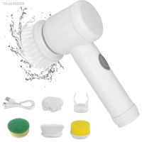 ☽ Electric Cleaning Brush Cordless Power Scrubber Replaceable Brush Heads Handheld Power Shower Scrubber for BathtubFloor Wall