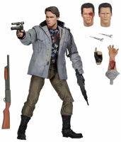 Neca Terminator T800 Sniper Edition สร้างความเสียหายให้กับหุ่นยนต์อาร์โนลด์โมเดลรูปตุ๊กตาขนาด7นิ้วที่เคลื่อนย้ายได้