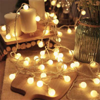 4M 30Leds String Garland LED Ball String Light Valentines Bulb Fairy String Decorative Lights for Home Wedding Party Decoration