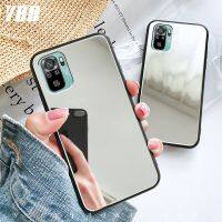 เคสโทรศัพท์กระจก YBD สำหรับ Xiaomi Redmi Note 10 Pro 4G Note 10S แผ่นเคลือบสุดหรูน่ารักโน๊ต10 5G เคสใส่โทรศัพท์ผู้หญิง