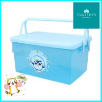 กล่องหูหิ้ว ฝาล็อค SN PAWIN 530BL สีฟ้าPICNIC PLASTIC BOX SN PAWIN 530BL BLUE **ใครยังไม่ลอง ถือว่าพลาดมาก**