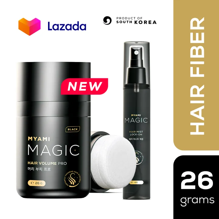 MyAmi MAGIC Hair Thickening Fibers Combo (DARK BROWN + SPRAY) | DAILY Hair Loss Concealer | Hair Fiber w/ Nutrients Promoting Natural Hair Growth + Anti-Hair Loss | 26g + 120mL | Lazada PH MyAmi MAGIC Hair Thickening Fibers Combo (DARK BROWN + SPRAY) | DAILY Hair Loss Concealer | Hair Fiber w/ Nutrients Promoting Natural Hair Growth + Anti-Hair Loss | 26g + 120mL | Lazada PH