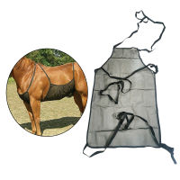 Horse Fly Sheet Mesh Protective Belly Guard Cover Adjustable Abdomen Blanket Rug