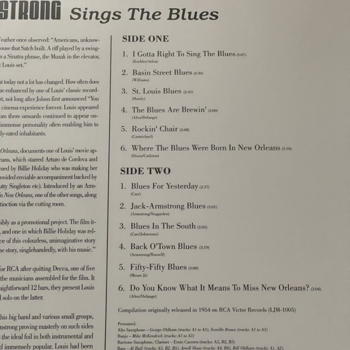แผ่นเสียง-louis-armstrong-sings-the-blues-vinyl-lp-compilation-reissue-แผ่นเสียงมือหนึ่ง-ซีล