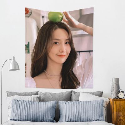 ! Yoona พรมแขวนผนัง 60x51 นิ้ว สําหรับห้องนอน ห้องนั่งเล่น หอพัก