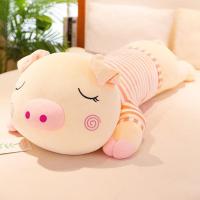 Pig Doll Plush Toys Pig Long Sleeping Pillow Removable and Washable Cute Doll Qixi Gift for Girlfriend