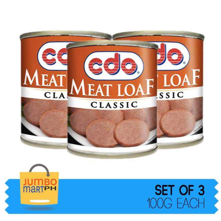 Cdo Meat Loaf 100g Set Of 3 Lazada Ph