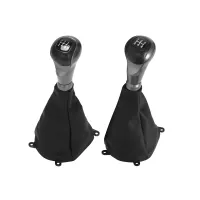 Gear Shift Knob Lever Stick Gaiter with Dust Cover for Honda Civic DX EX LX Model 2006-2011 Auto Accessories