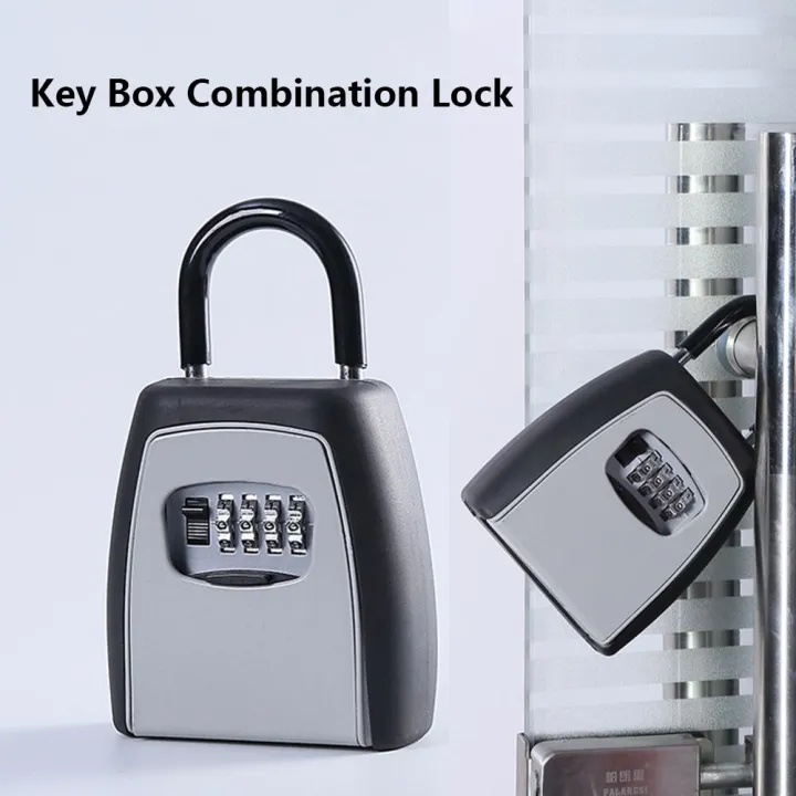 LIXIA High Security Code Lock Storage Box Password Lock Key Storage Box ...