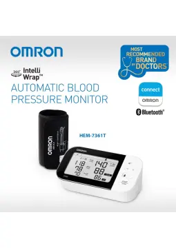 Omron HEM-7361T Blood Pressure Monitor  Fully Automatic with most accurate  measurement at best price.