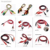 ●ஐ Dual head 4mm banana plugs Crocodile Alligator Clips to Banana Connector Test Probe lead Cable for DIY Electric Testing wire c1