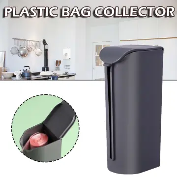 Home Grocery Bag Holder Wall Mount Storage Dispenser Plastic Kitchen  Organizer