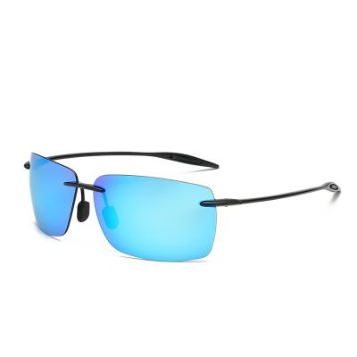 【CW】✸  Men Explosion Proof Sunglasses No Polarized Glasses Driving Fishing Cycling Frameless Eyeglasses Eyewear