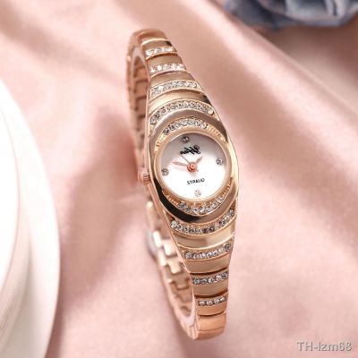 ⌚ Oval diamond digital lazy magnet steel and women watches her red table fashion female