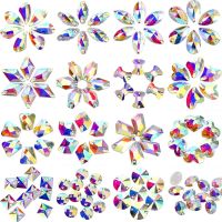 Resin All Shapes Crystal AB Resin Round Sew On Rhinestones Flatback Sew-on Rhinstone Crystal Sewing Rhinestone For Garment B3688