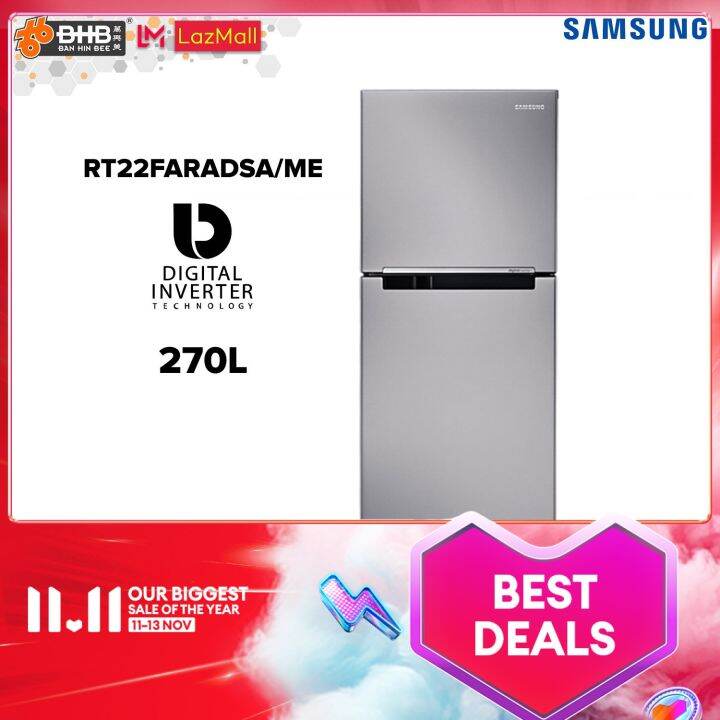 Samsung RT22FARADSA/ME Top Mount Freezer with Digital Inverter