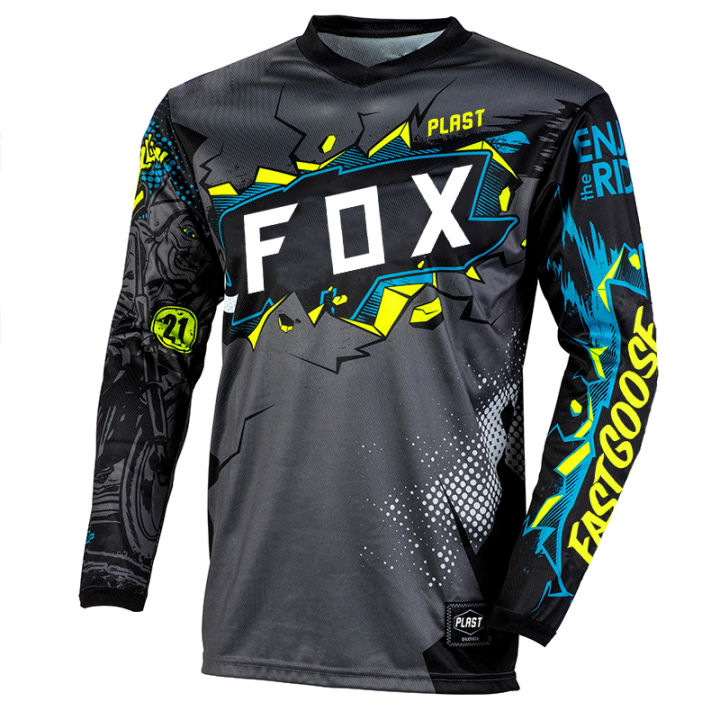 hot-2023-downhill-jersey-enduro-moto-จักรยาน-jersey-mtb-แขนยาวขี่จักรยาน-enduro-bmx-motocross-เสื้อ-mx-mountain-bike-foxpalashire