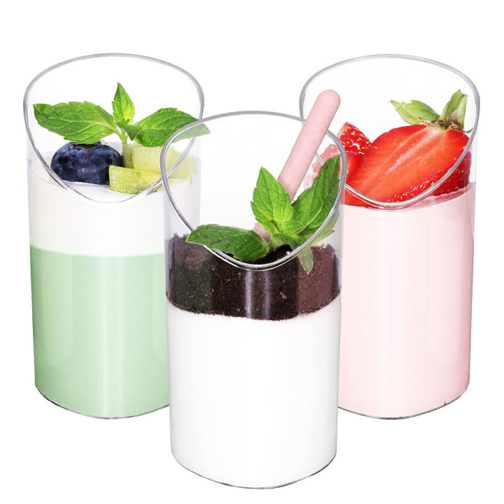 202130pcs-mousse-dessert-cups-plastic-oblique-pudding-cup-disposable-party-milk-tiramisu-birthday-wedding-ice-cream-cup