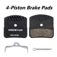 Bicycle Brake Pads Cooling Fins Ceramics Disc Brake Pads ForShimano H03A Replacement Four Piston Resin Pad Bike Accessories