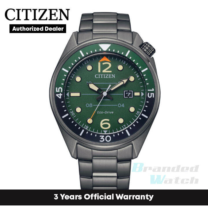 [Official Warranty] Citizen AW171781X Men's EcoDrive Green Dial